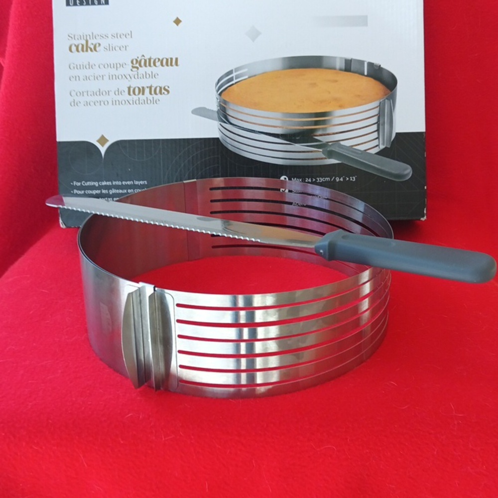 3for$15☘️Stainless Steel Cake Slicer with Knife